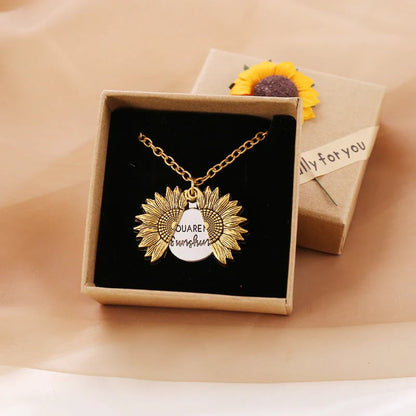 "You Are My Sunshine"-halsband med förvaringspåse