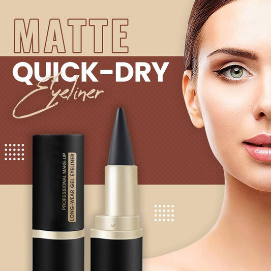 🔥Utvalda varor: Köp en, få en gratis! 🎉Matt Quick-Dry Eyeliner